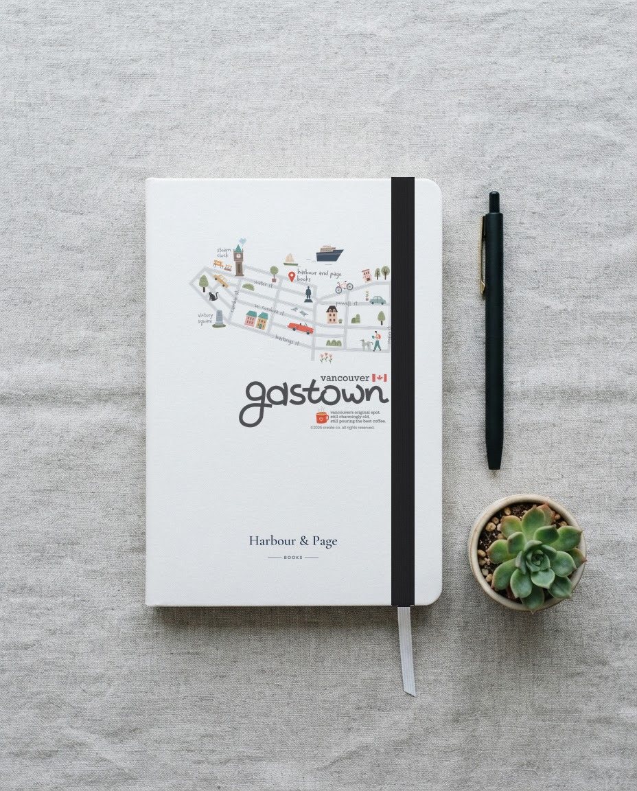 Planner with the Gastown map